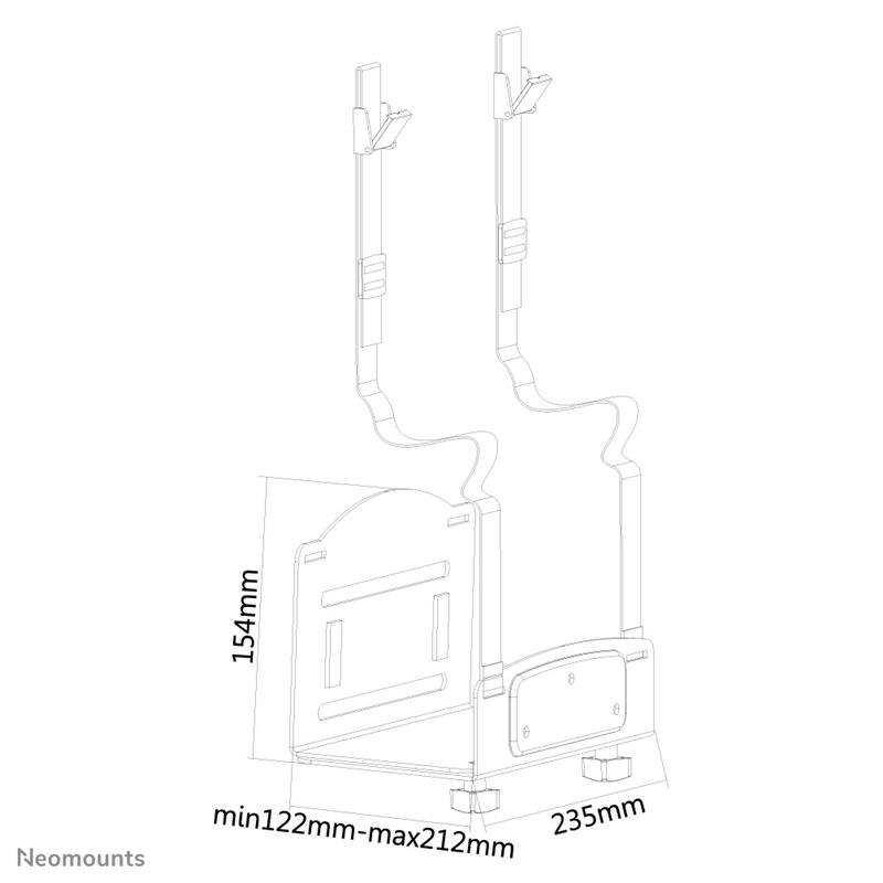 Neomounts cpu houder