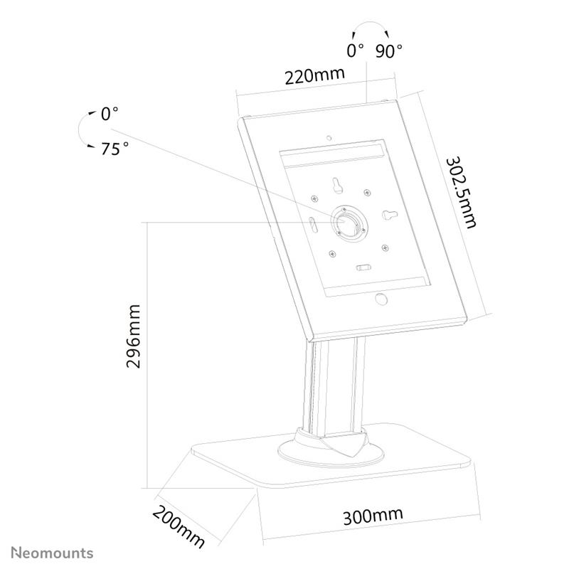 Neomounts tablet stand