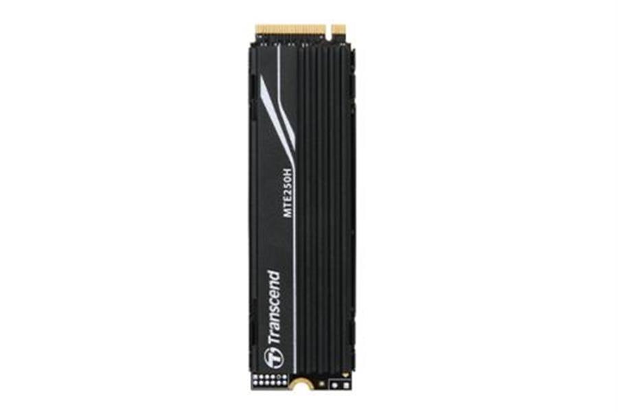 Transcend MTE250H SSD 1TB M 2 2280 PCIe Gen4x4 NVMe 3D TLC DRAM heatsink