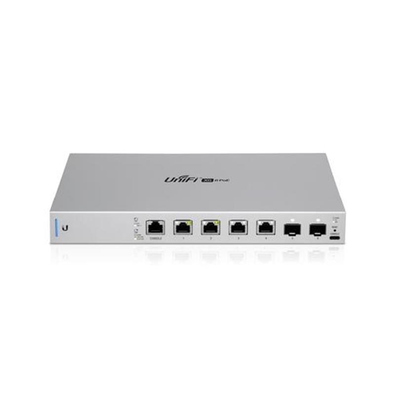 Ubiquiti UniFi netwerk-switch Managed 10G Ethernet 100 1000 10000 Power over Ethernet PoE 1U Grijs