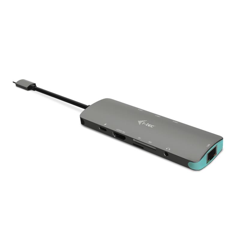 i-tec Metal USB-C Nano dockingstation 4K HDMI LAN + Stroomvoorziening 100 W