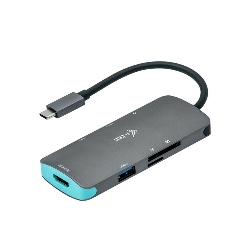 i-tec Metal USB-C Nano dockingstation 4K HDMI + Stroomvoorziening 100 W