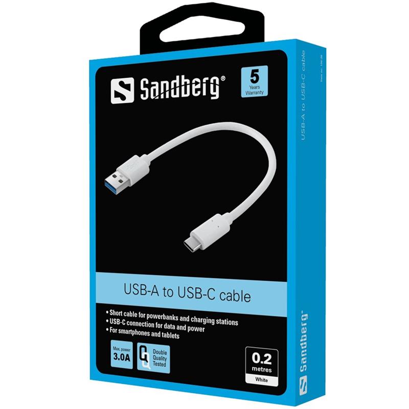 Sandberg USB-C 3.1 > USB-A 3.0 0.2m