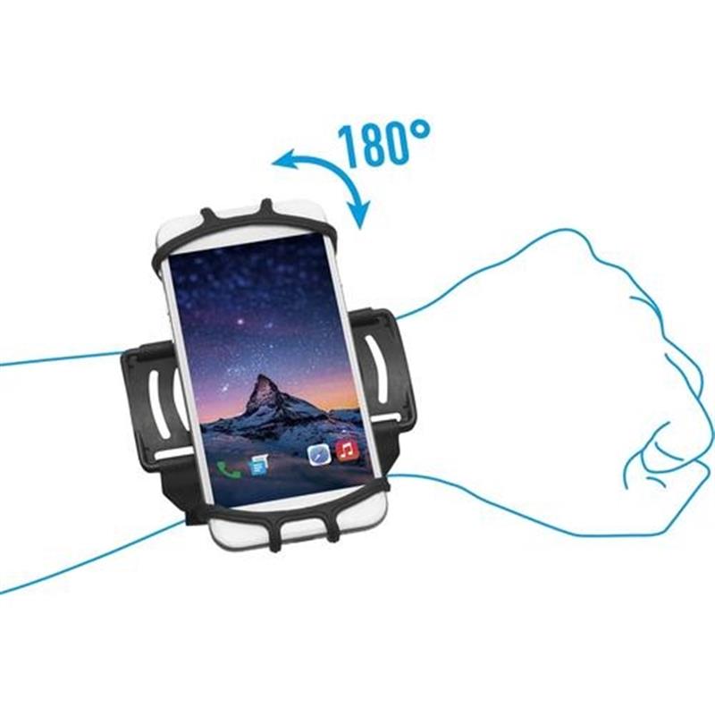 Mobilis houder Mobiele telefoon Smartphone Zwart Mobilis houder Mobiele telefoon Smartphone Zwart