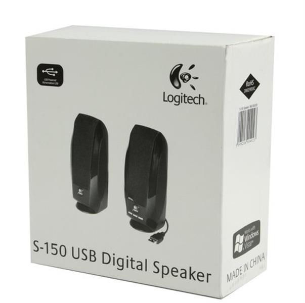Logitech S150 luidspreker 1,2 W Zwart Bedraad