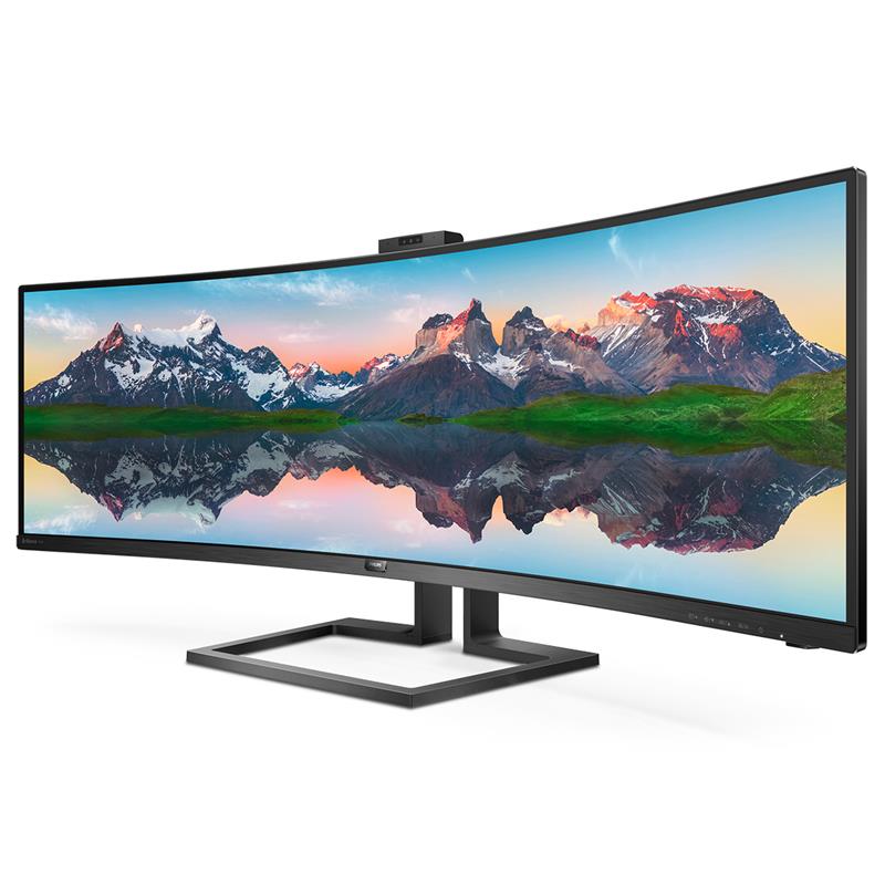 Philips P Line 499P9H/01 computer monitor 124 cm (48.8"") 5120 x 1440 Pixels UltraWide Dual Quad HD LCD Zwart