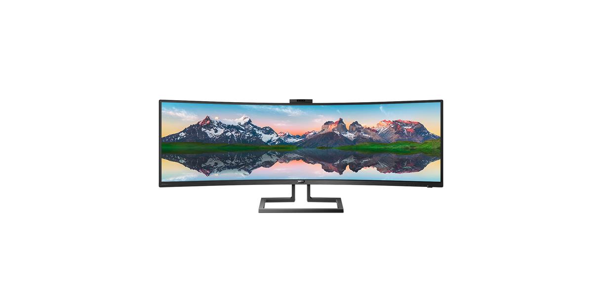 Philips P Line 499P9H/01 computer monitor 124 cm (48.8"") 5120 x 1440 Pixels UltraWide Dual Quad HD LCD Zwart