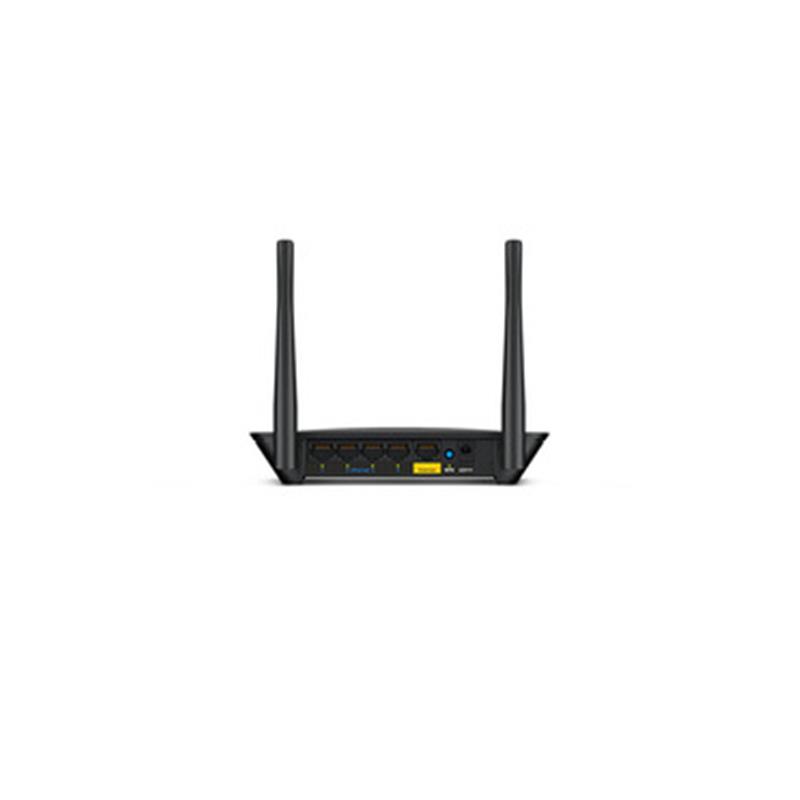 Linksys E5400 draadloze router Dual-band (2.4 GHz / 5 GHz) Gigabit Ethernet Zwart