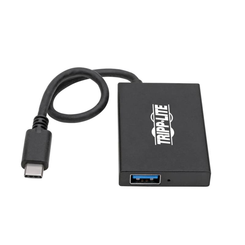 Tripp Lite U460-004-4A-AL interface hub USB 3.2 Gen 1 (3.1 Gen 1) Type-C 5000 Mbit/s Zwart
