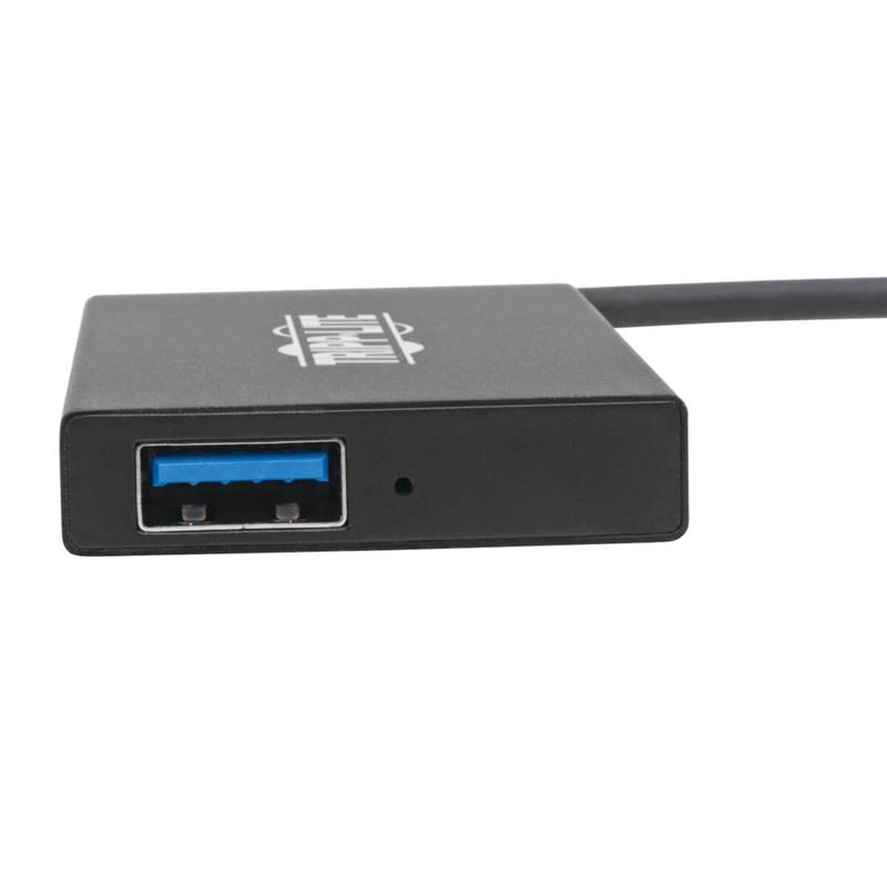Tripp Lite U460-004-4A-AL interface hub USB 3.2 Gen 1 (3.1 Gen 1) Type-C 5000 Mbit/s Zwart