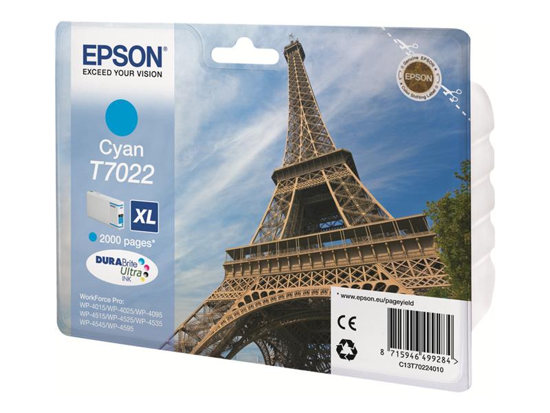 Epson Eiffel Tower Ink Cartridge XL Cyan 2k