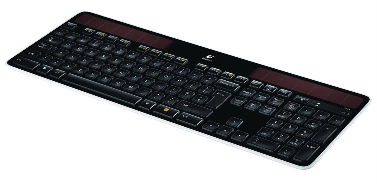 Logitech K750 toetsenbord RF Draadloos QWERTY Brits Engels Zwart