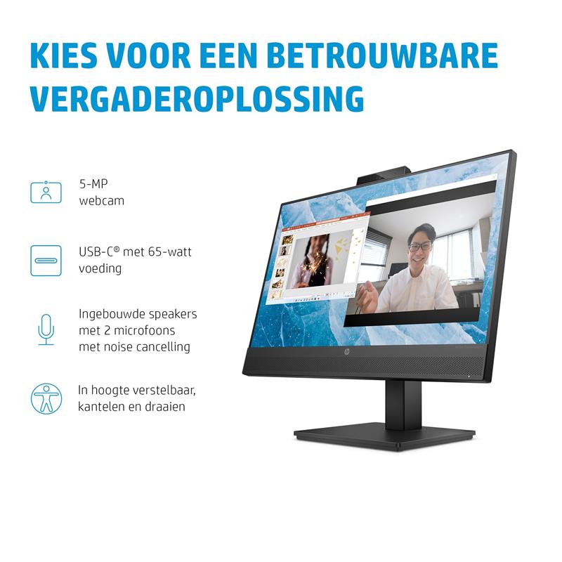 HP M24m computer monitor 60,5 cm (23.8"") 1920 x 1080 Pixels Full HD Zwart