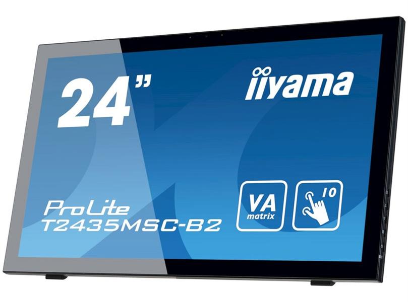 iiyama ProLite T2435MSC-B2 touch screen-monitor 59,9 cm (23.6"") 1920 x 1080 Pixels Zwart Multi-touch