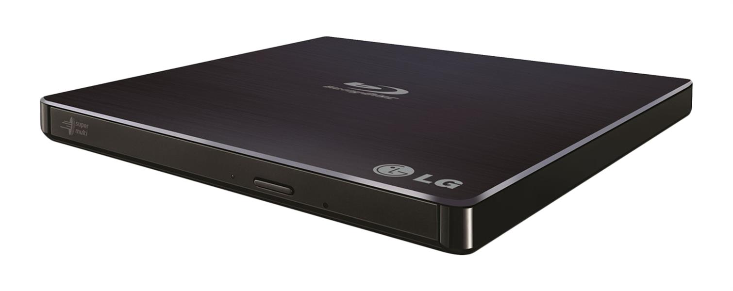 Hitachi-LG Slim Portable Blu-ray Writer optisch schijfstation Blu-Ray RW Zwart