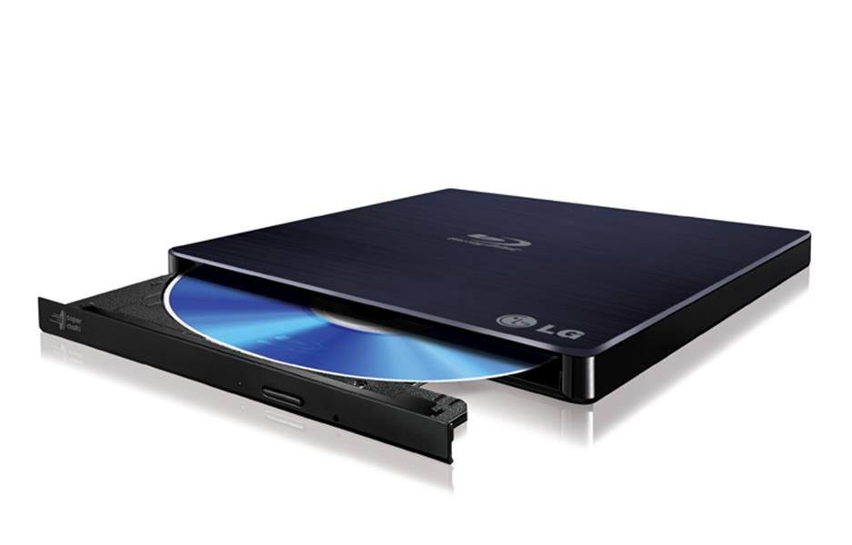 Hitachi-LG Slim Portable Blu-ray Writer optisch schijfstation Blu-Ray RW Zwart