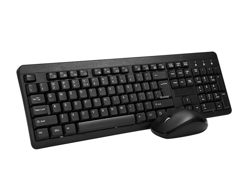 QWARE Wireless Dekstop Combo Nottingham Zwart