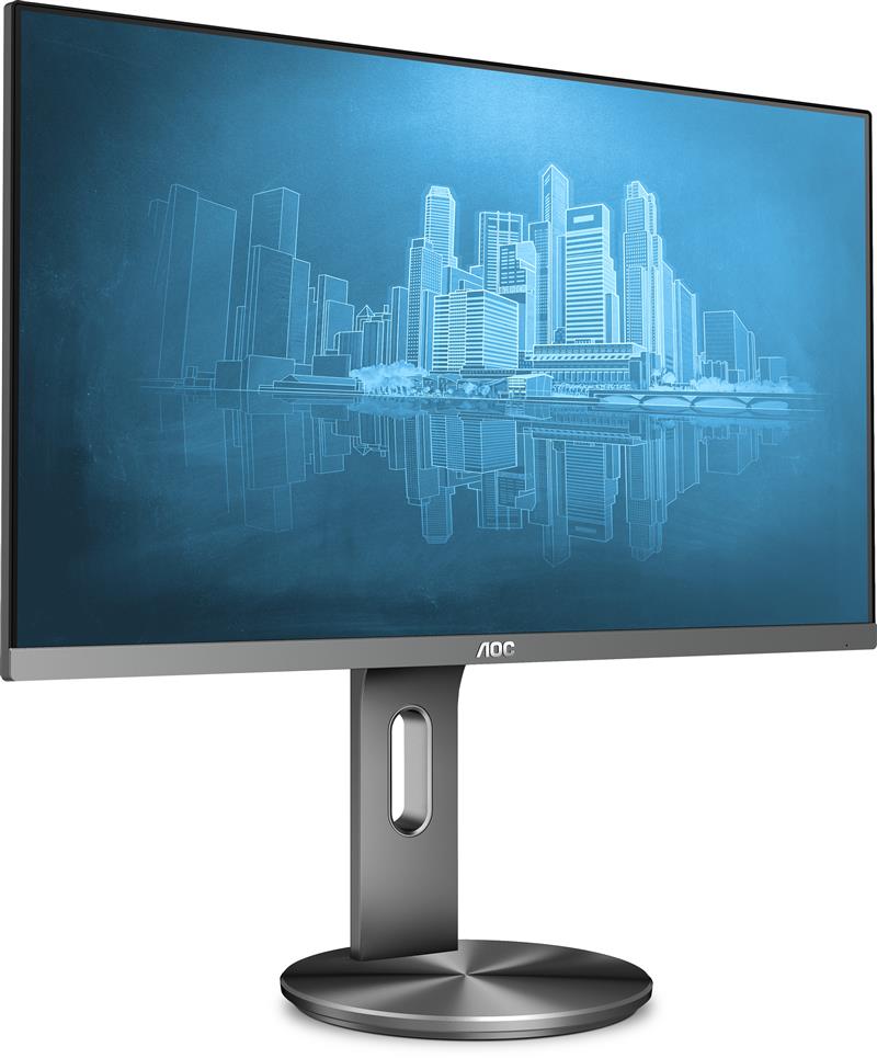 AOC Pro-line U2790PQU computer monitor 68,6 cm (27"") 3840 x 2160 Pixels 4K Ultra HD LED Zwart, Titanium