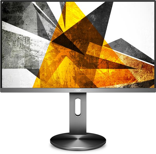 AOC Pro-line U2790PQU computer monitor 68,6 cm (27"") 3840 x 2160 Pixels 4K Ultra HD LED Zwart, Titanium