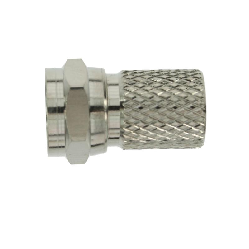 InLine F-connector voor coaxkabel met 8 2mm kabelmantel