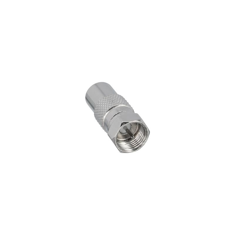 InLine Adapter F-Male SAT auf IEC-Male Antenne 