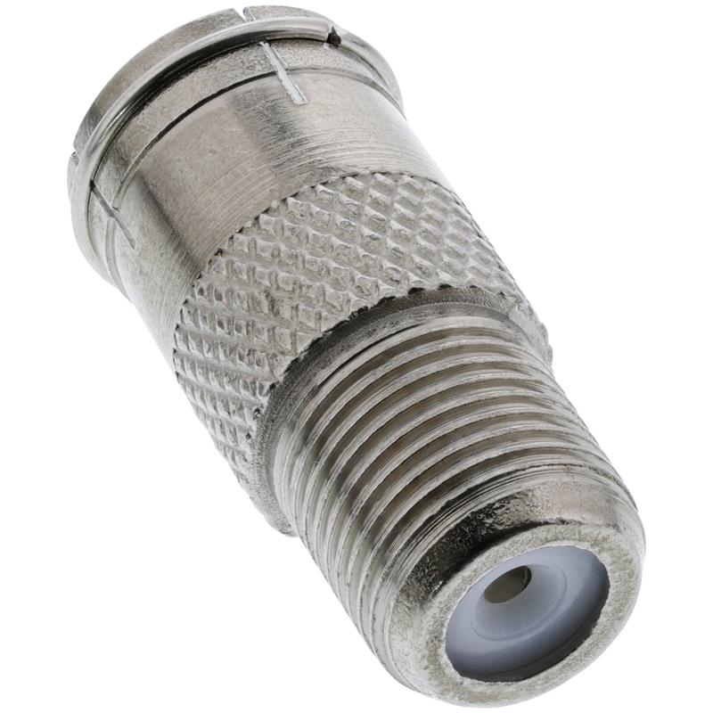 InLine Adapter F-Quick-Male SAT auf F-Female SAT 