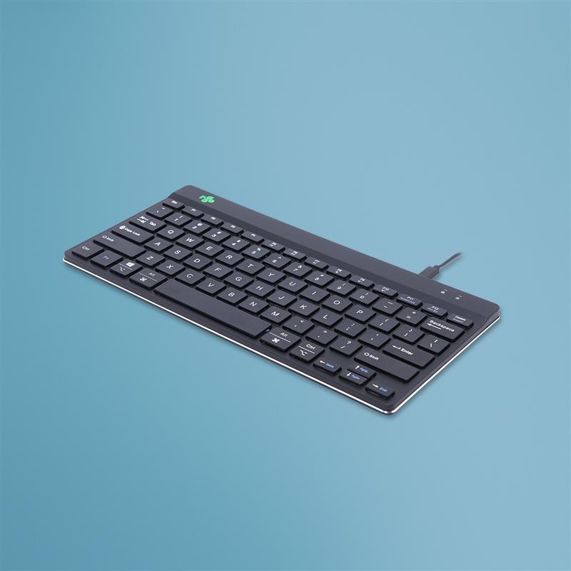 R-Go Tools Compact Break R-Go ergonomisch toetsenbord, QWERTY (US), bedraad, zwart