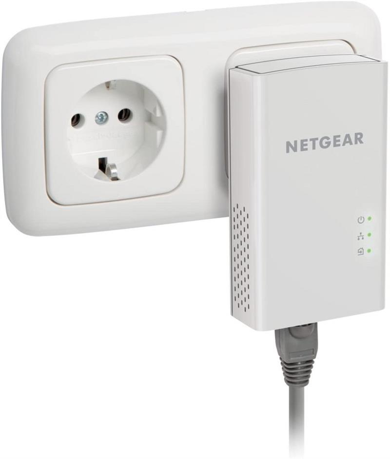 Netgear Powerline 1000, 1000 Mbps - 1 Gigabit Poort + WiFi