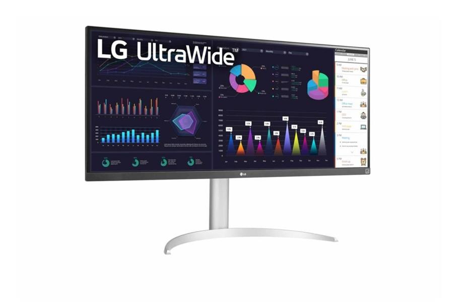 LG 34WQ65X-W computer monitor 86,4 cm (34"") 2560 x 1080 Pixels UltraWide Quad HD LCD Grijs