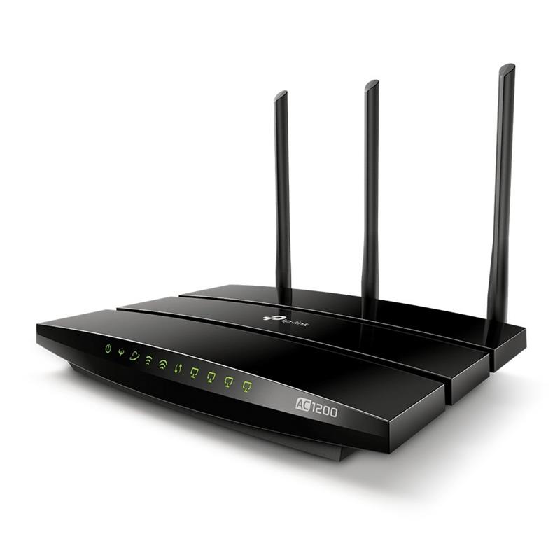 TP-LINK Archer VR400 draadloze router Dual-band (2.4 GHz / 5 GHz) Gigabit Ethernet 3G 4G Zwart