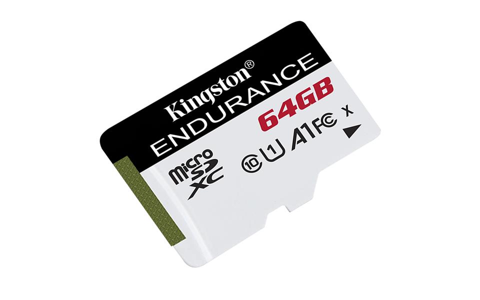 Kingston Technology High Endurance flashgeheugen 64 GB MicroSD Klasse 10 UHS-I
