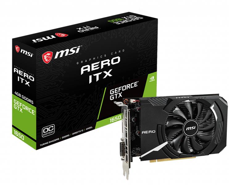 MSI GeForce GTX 1650 AERO ITX 4G OC