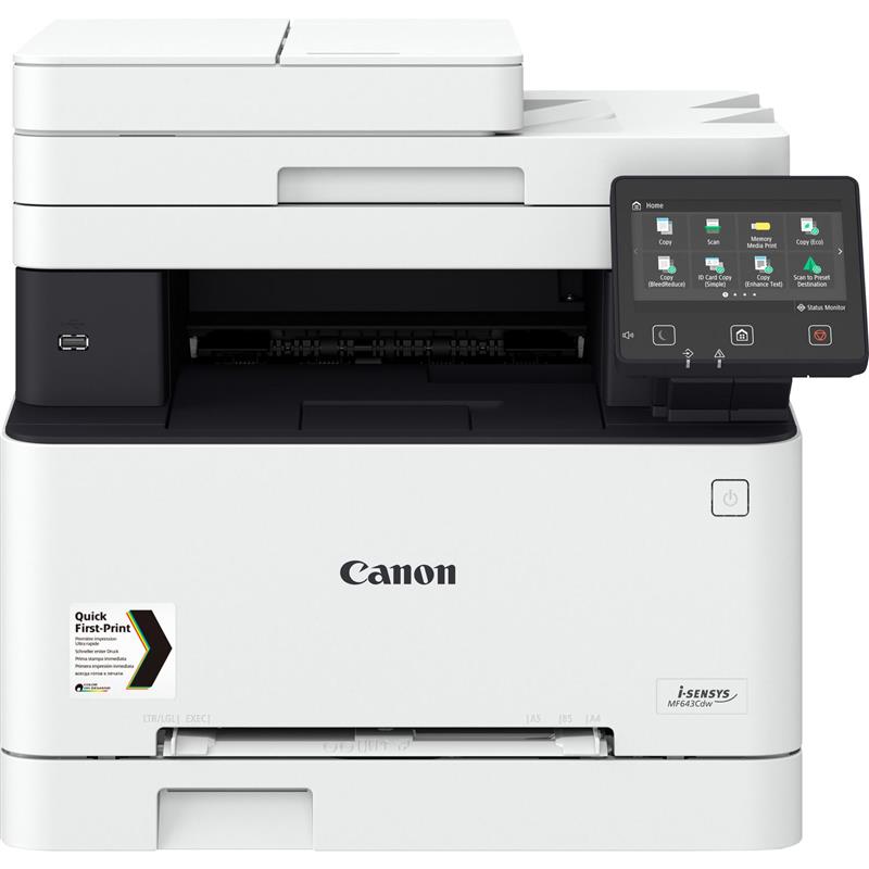 Canon i-SENSYS MF643Cdw Laser A4 1200 x 1200 DPI 21 ppm Wifi