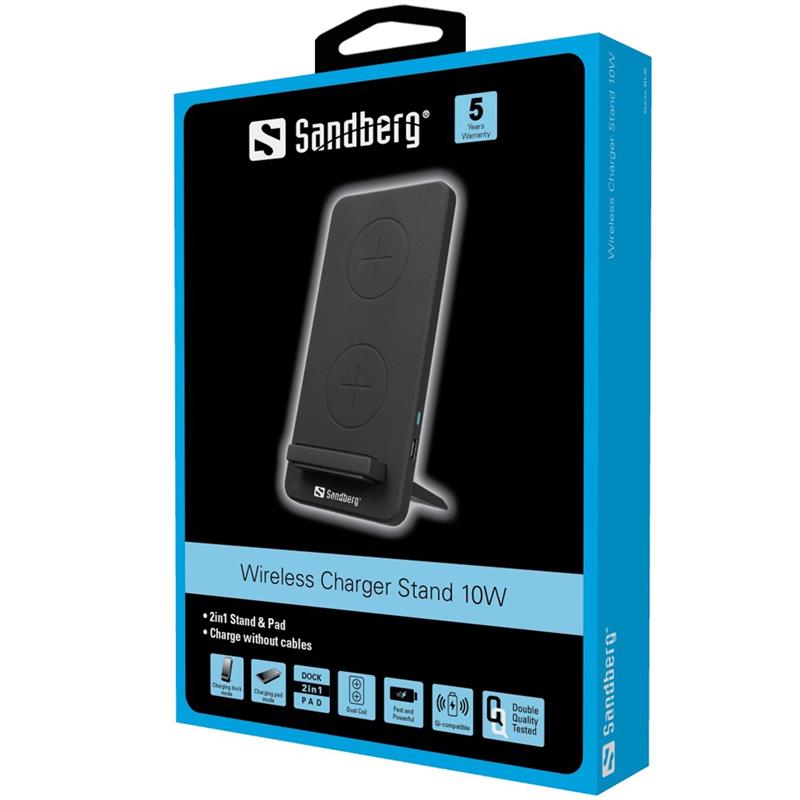 Sandberg Wireless Charger Stand 10W