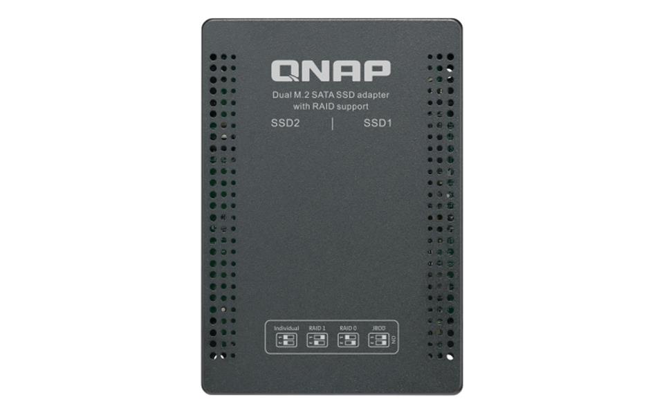QNAP QDA-A2MAR behuizing voor opslagstations SDD-behuizing Zwart M.2