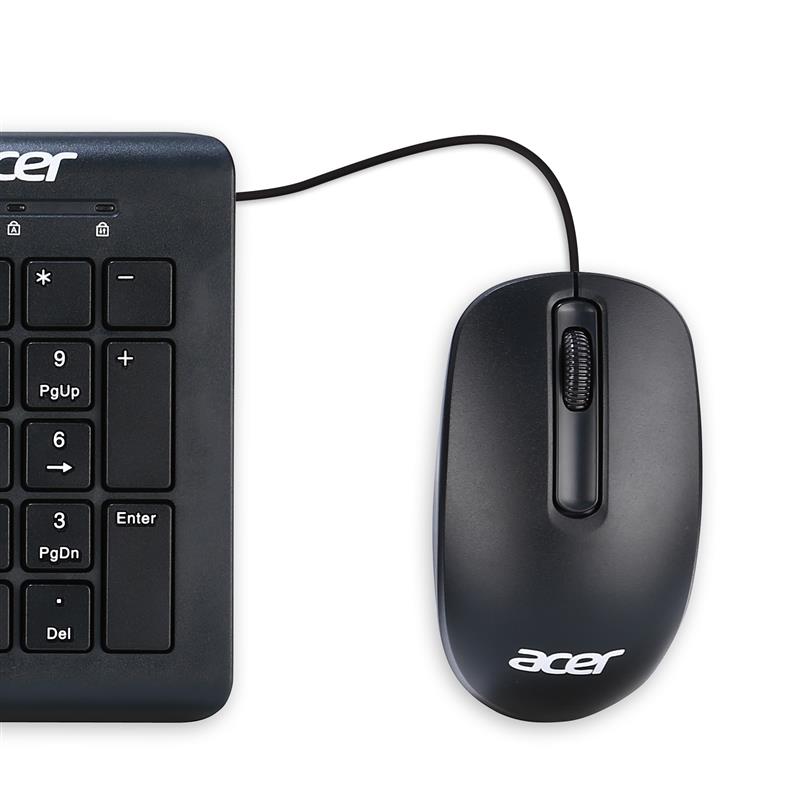 Acer muis USB Type-A Optisch 1000 DPI Ambidextrous