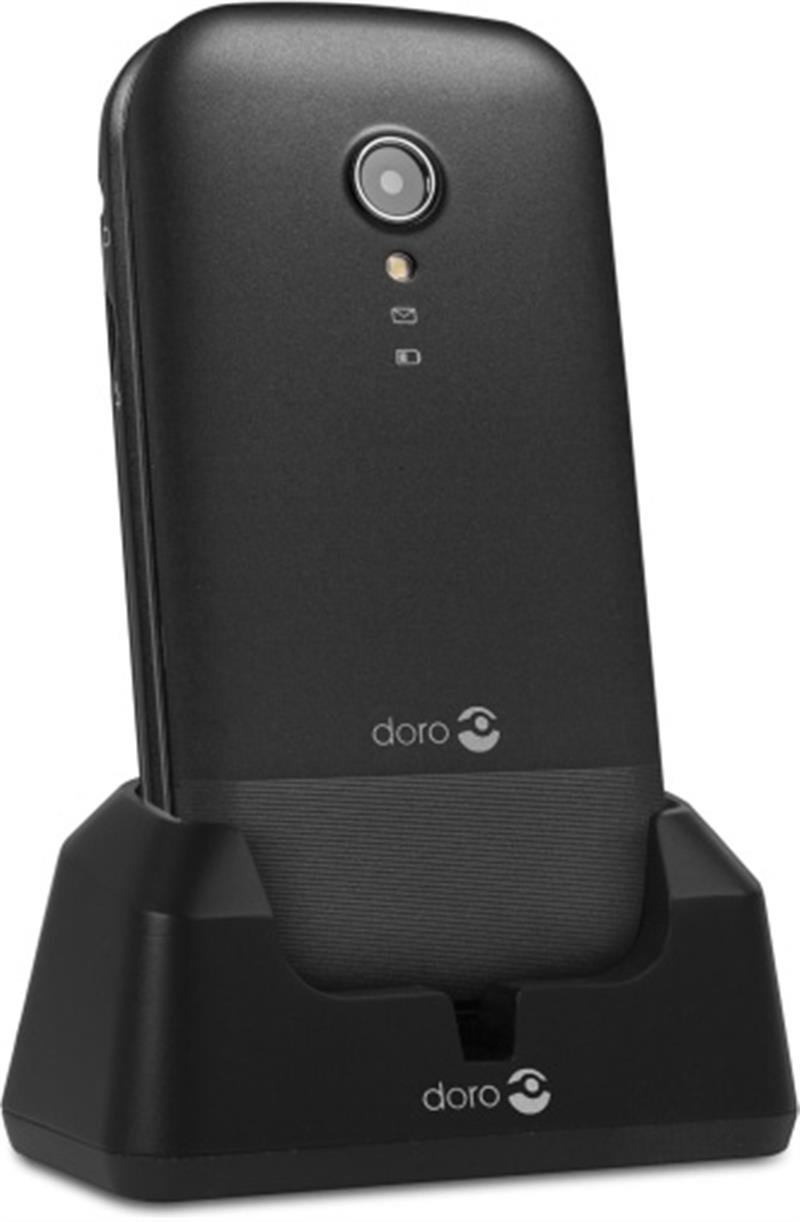 Doro 2404 2G Black Black Cradle