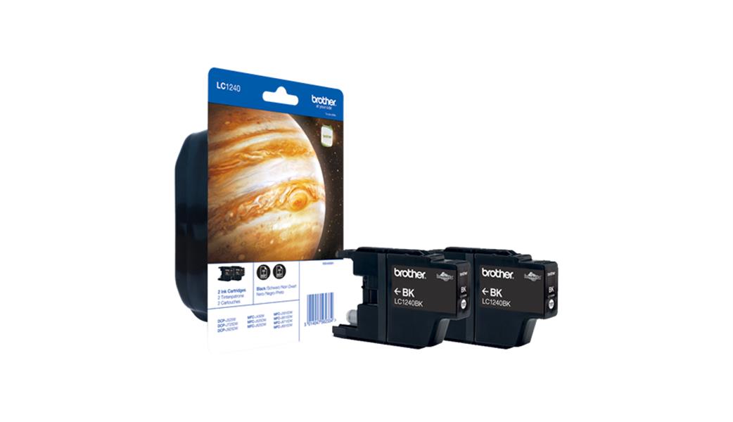 Brother Inktcartridge pakket: Zwart tweemaal