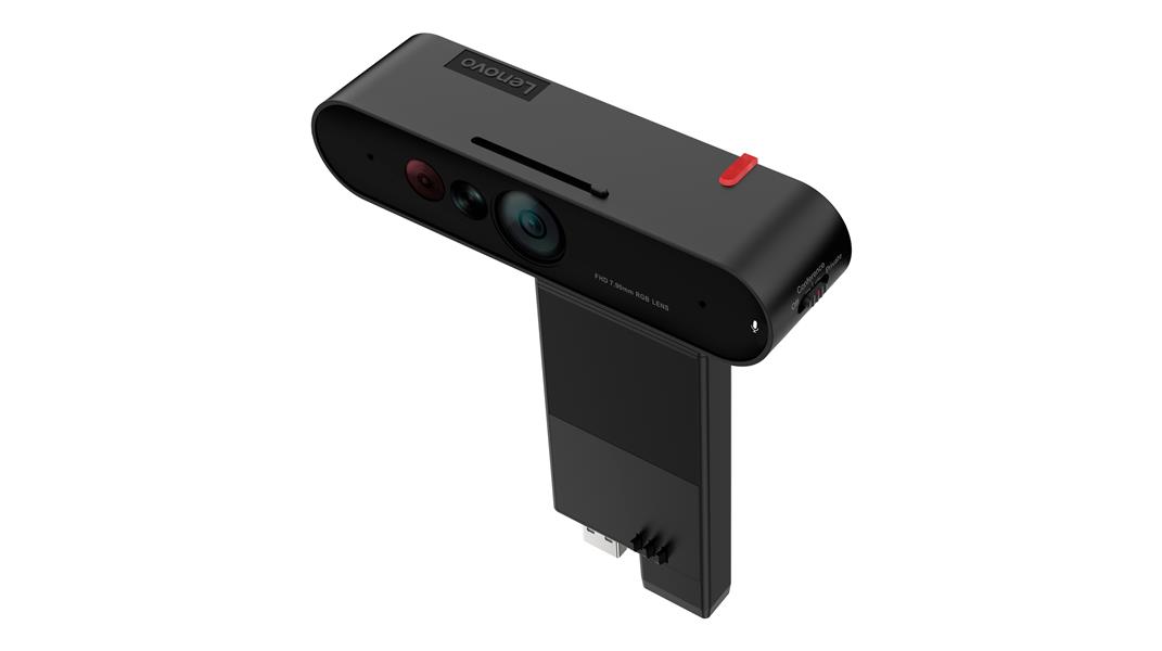 Lenovo ThinkVision MC60 webcam 1920 x 1080 Pixels USB 2.0 Zwart