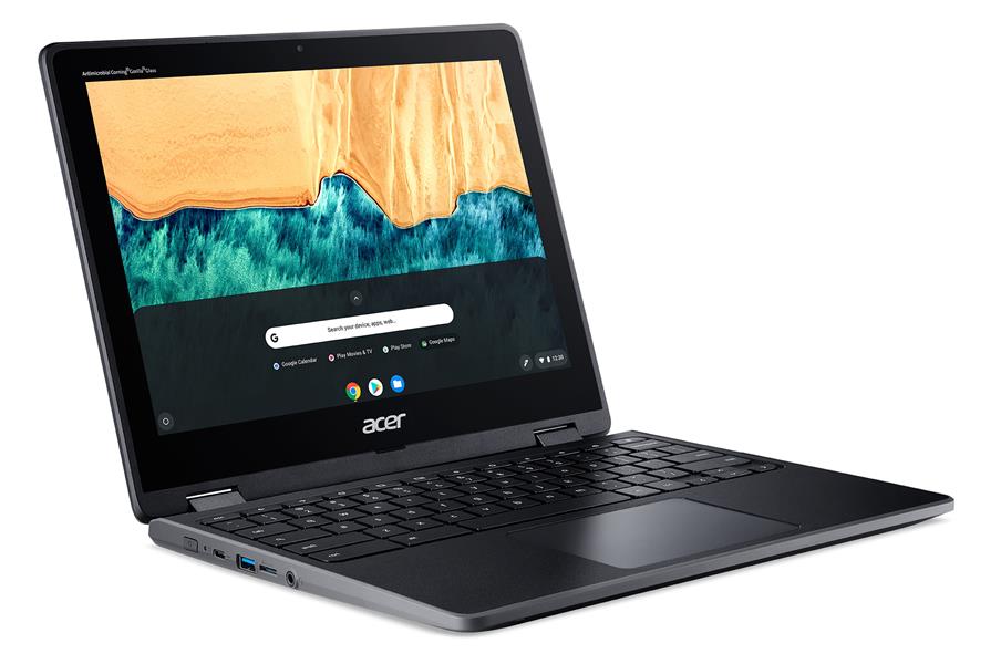 Acer Chromebook Spin 512 R851TN-C4TS 30,5 cm (12"") Touchscreen Intel® Celeron® N4100 4 GB LPDDR4-SDRAM 32 GB eMMC Wi-Fi 5 (802.11ac) ChromeOS Zwart