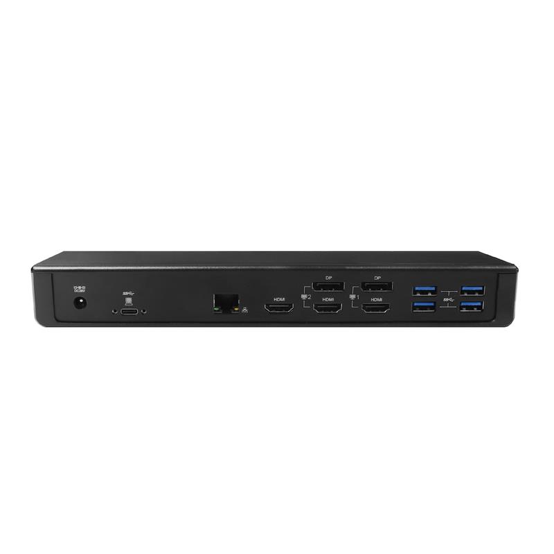 CLUB3D Type-C Universeel (2x 4K60Hz +1x 4K30Hz), oplaad Docking Station 60W DisplayLink® gecertificeerd en DP alt modus - kensington lock