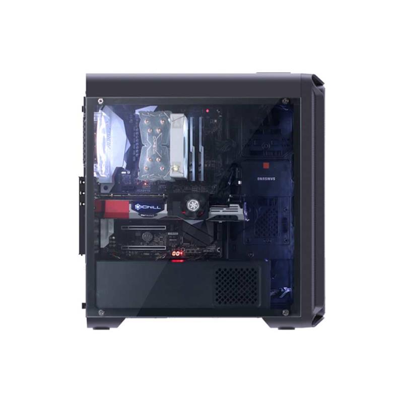 Zalman i3 Midi-Tower Case - Black Window Midi Tower Zwart