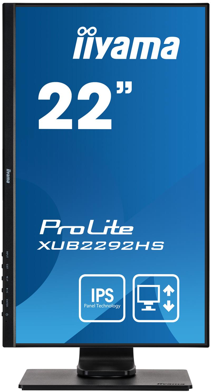 iiyama ProLite XUB2292HS-B1 LED display 54,6 cm (21.5"") 1920 x 1080 Pixels Full HD Flat Zwart