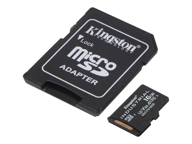 KINGSTON 16GB microSDHC Industrial C10