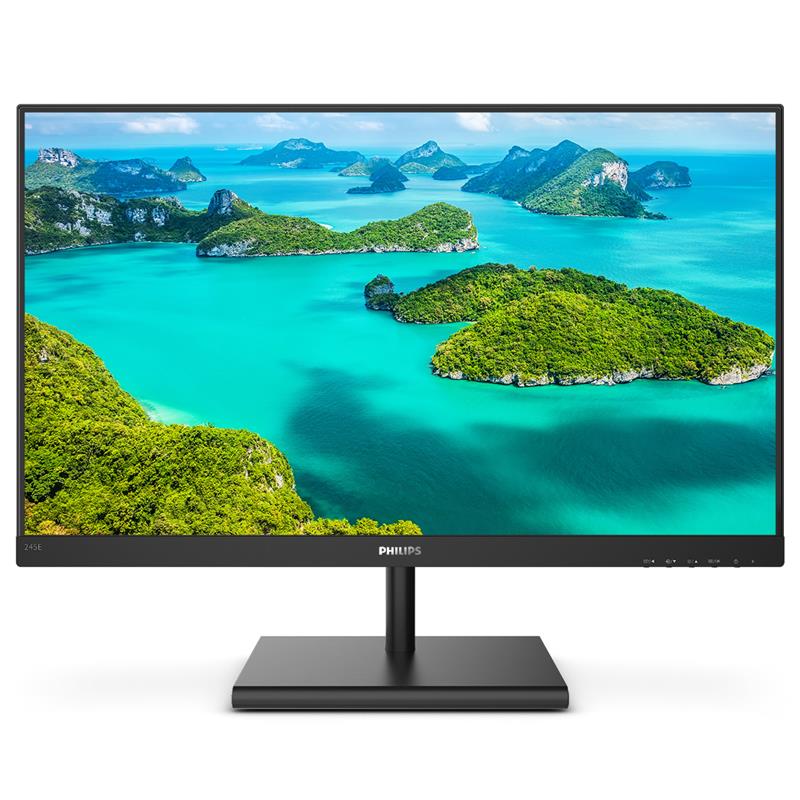 Philips E Line 245E1S/00 LED display 60,5 cm (23.8"") 2560 x 1440 Pixels 2K Ultra HD LCD Flat Zwart