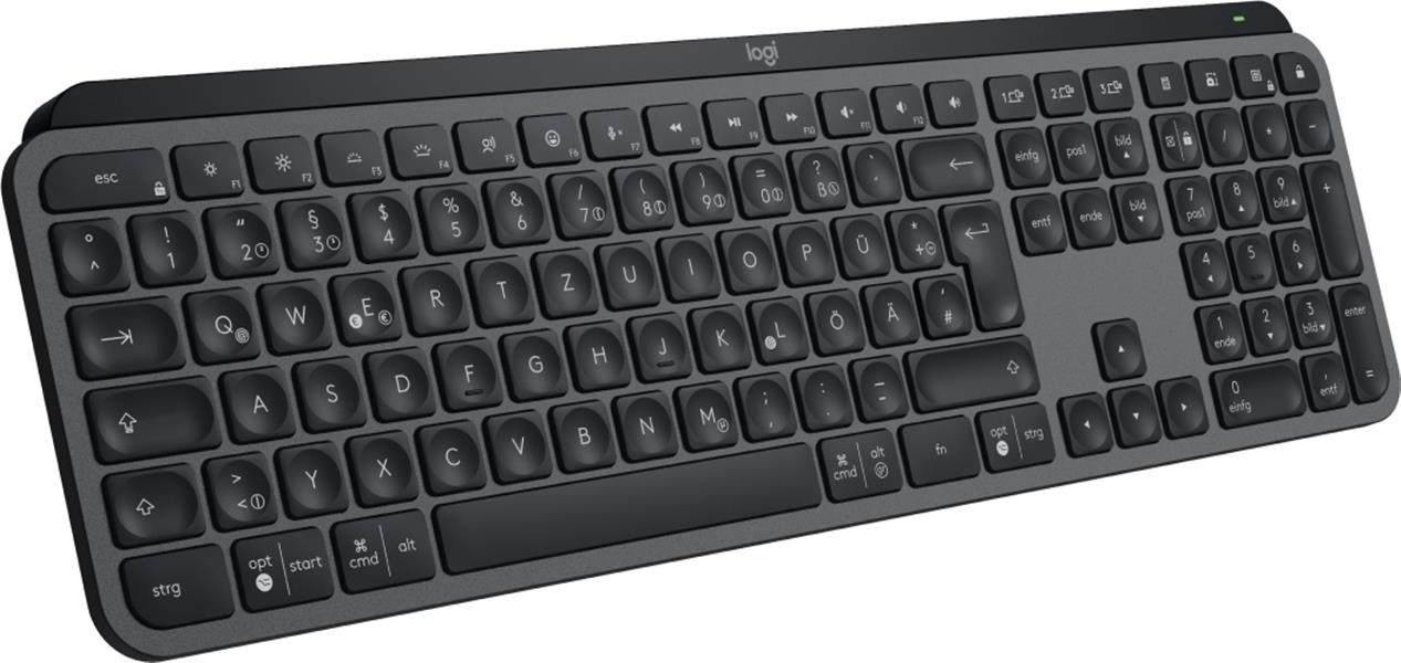 Logitech MX Keys S toetsenbord RF-draadloos + Bluetooth QWERTZ Duits Grafiet