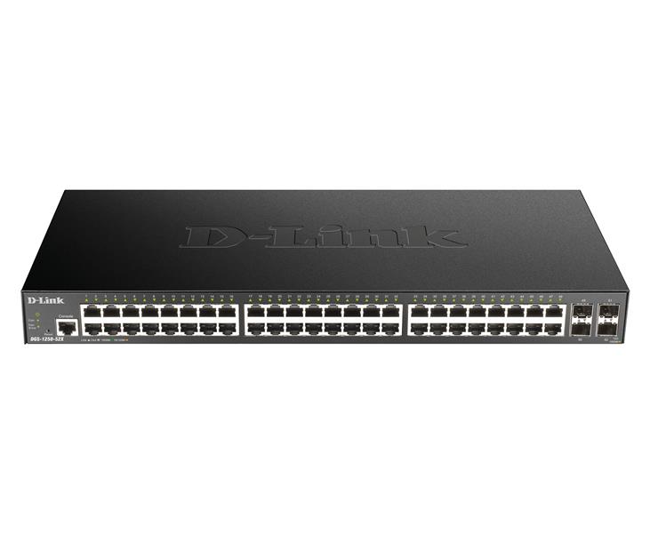 D-Link DGS-1250-52X netwerk-switch Managed L3 Gigabit Ethernet (10/100/1000) Zwart