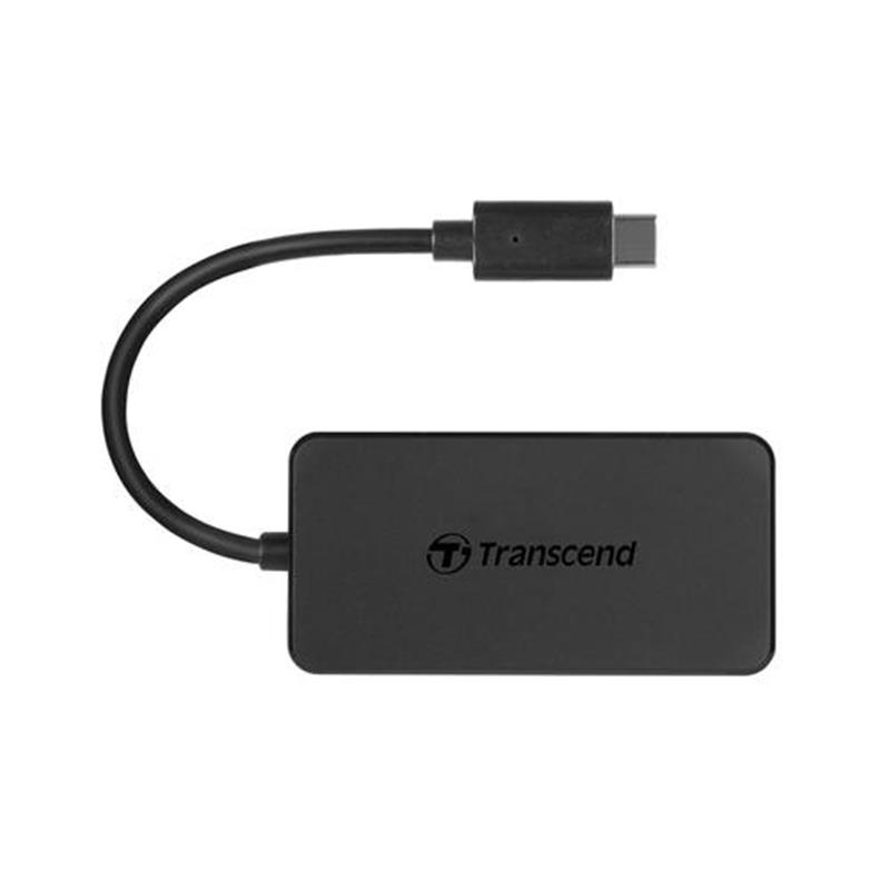 Transcend HUB2C USB 3 2 Gen 1 3 1 Gen 1 Type-C Zwart