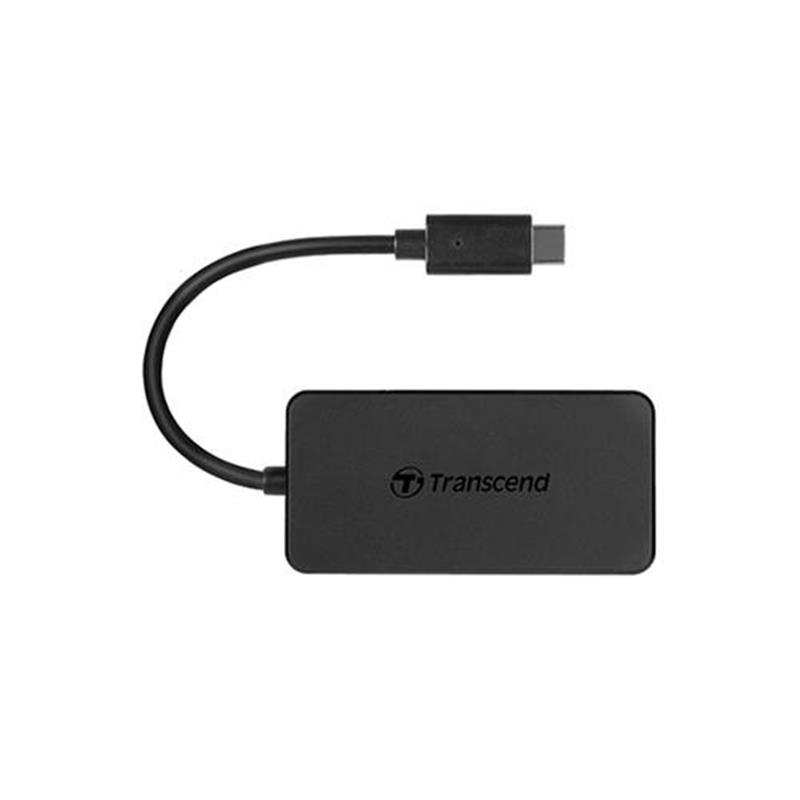 Transcend HUB2C USB 3 2 Gen 1 3 1 Gen 1 Type-C Zwart