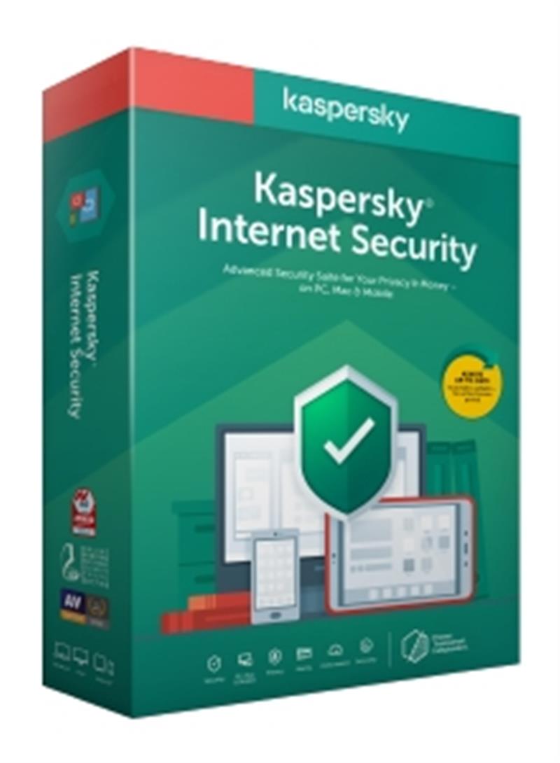 Kaspersky Internet Security + Internet Security for Android Antivirusbeveiliging Basis 1 licentie(s)